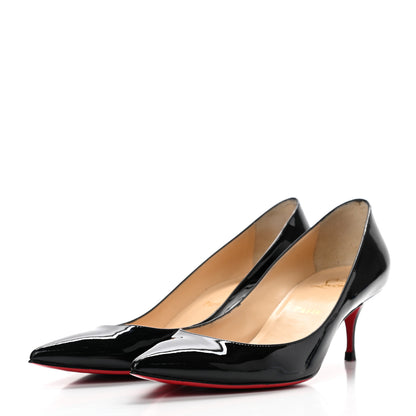 Christian Louboutin Patent Pigalle Follies 55 Pumps 39.5 Black 3 of 7