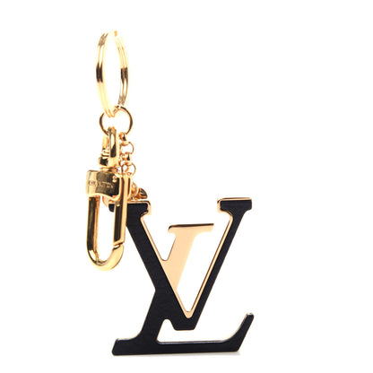 Louis Vuitton Metal Taurillon LV Capucines Bag Charm Key Holder Black 1 of 4