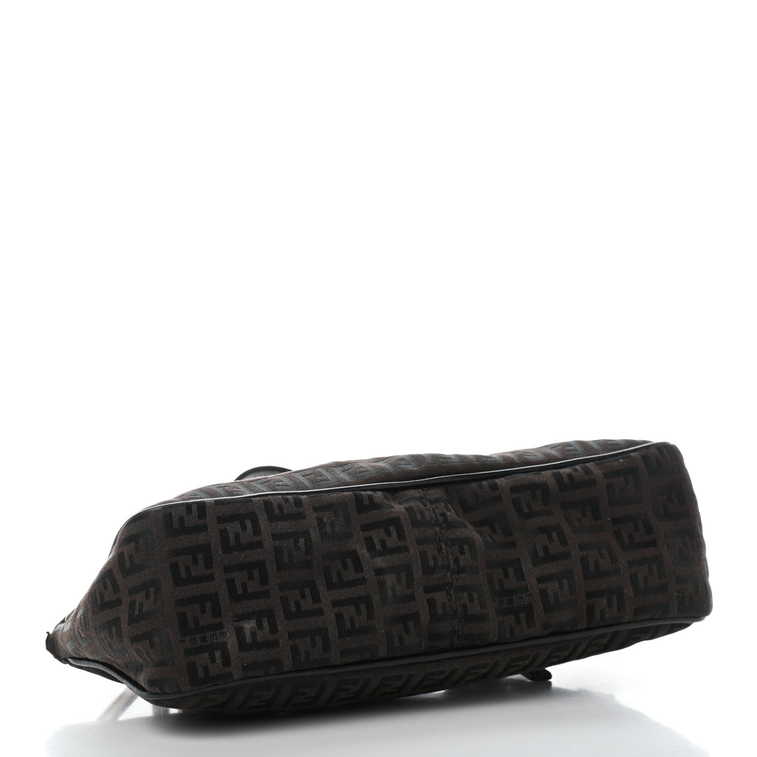 Fendi Zucca Buckle Shoulder Bag Tobacco 4 of 9