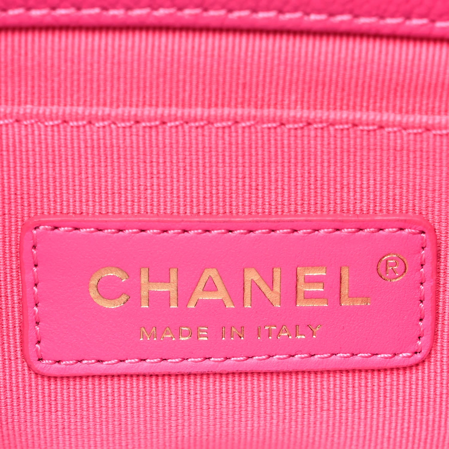 Chanel Caviar Quilted Chain Melody Waist Belt Bag Dark Pink 5 of 9