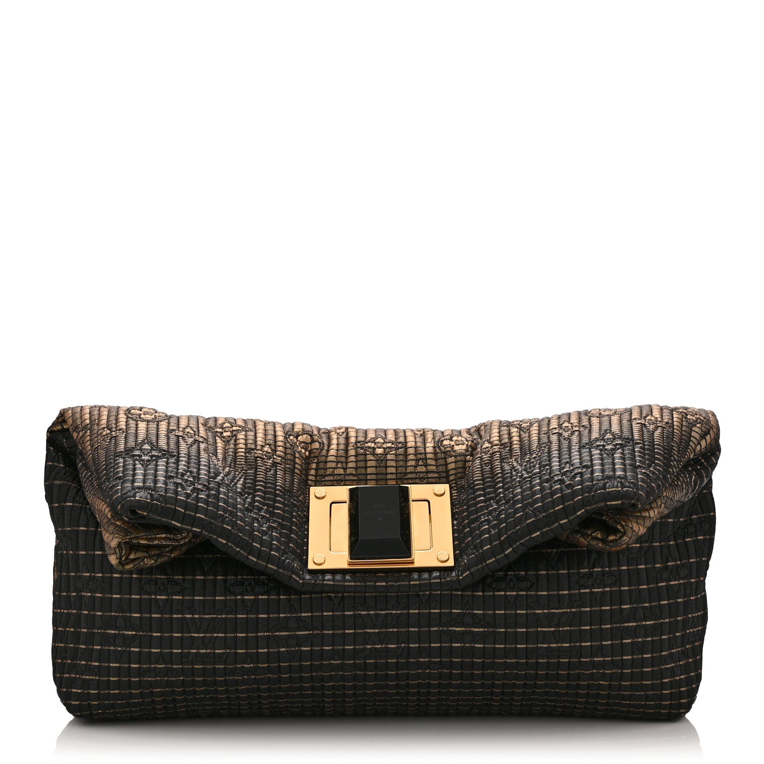 Louis Vuitton Jacquard Quilted Monogram Altair Clutch Bronze 1 of 11