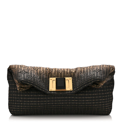 Louis Vuitton Jacquard Quilted Monogram Altair Clutch Bronze 1 of 11