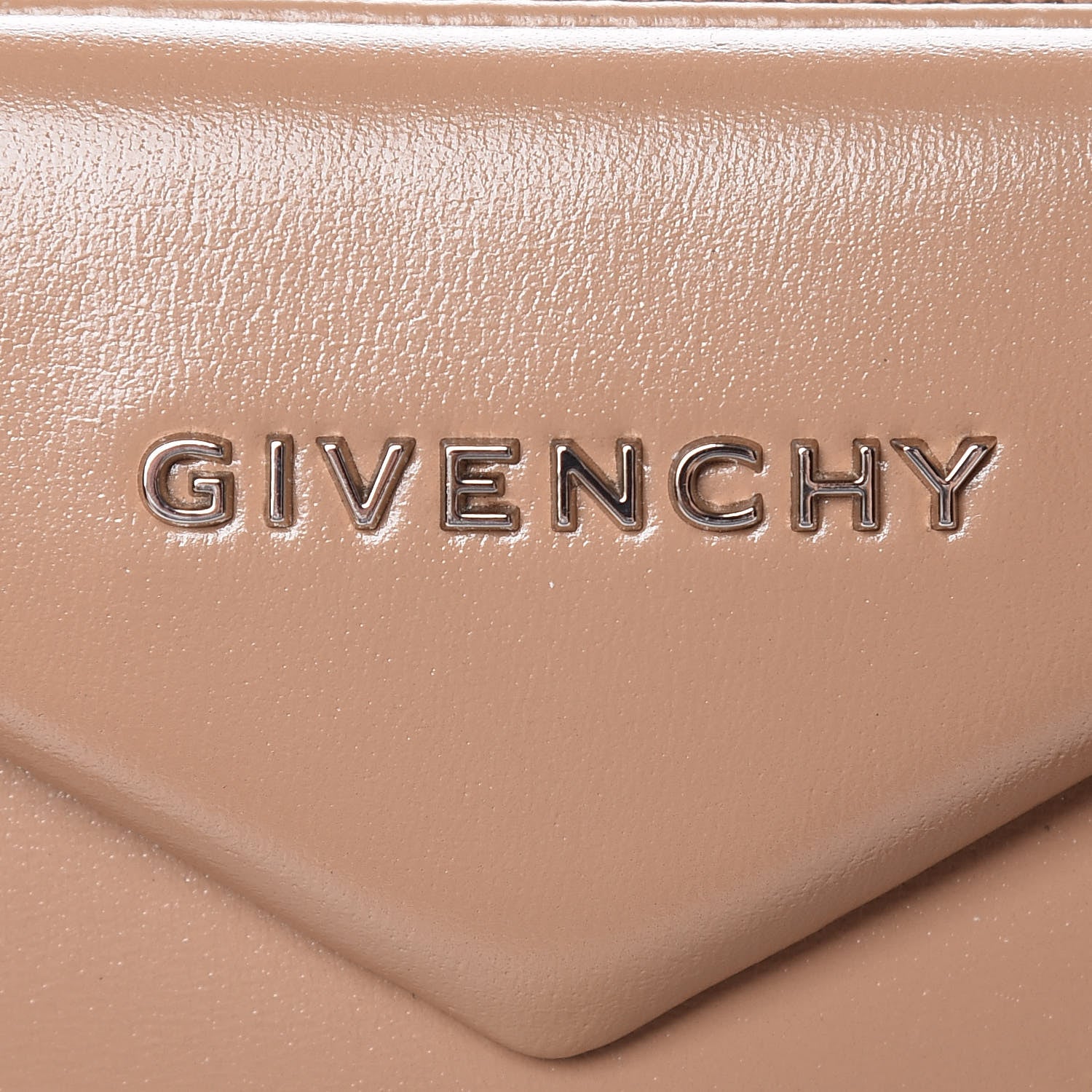 Givenchy Shiny Lord Calfskin Small Antigona Dark Beige 9 of 11