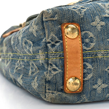 Louis Vuitton Monogram Denim Baggy PM Blue 8 of 12