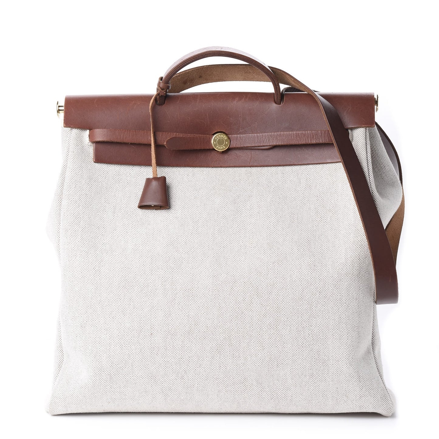 Toile Vache Calfskin Herbag 39 MM Natural