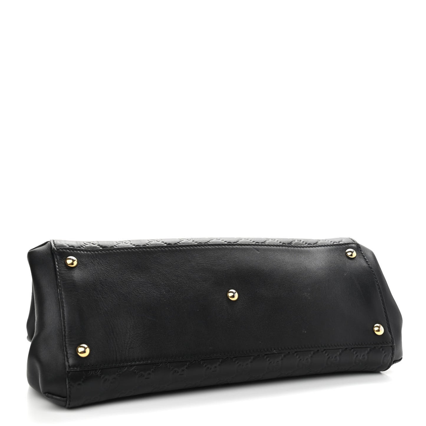 Soft Guccissima Signature Top Handle Tote Bag Black