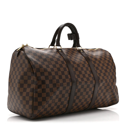 Louis Vuitton Damier Ebene Keepall 50 2 of 9