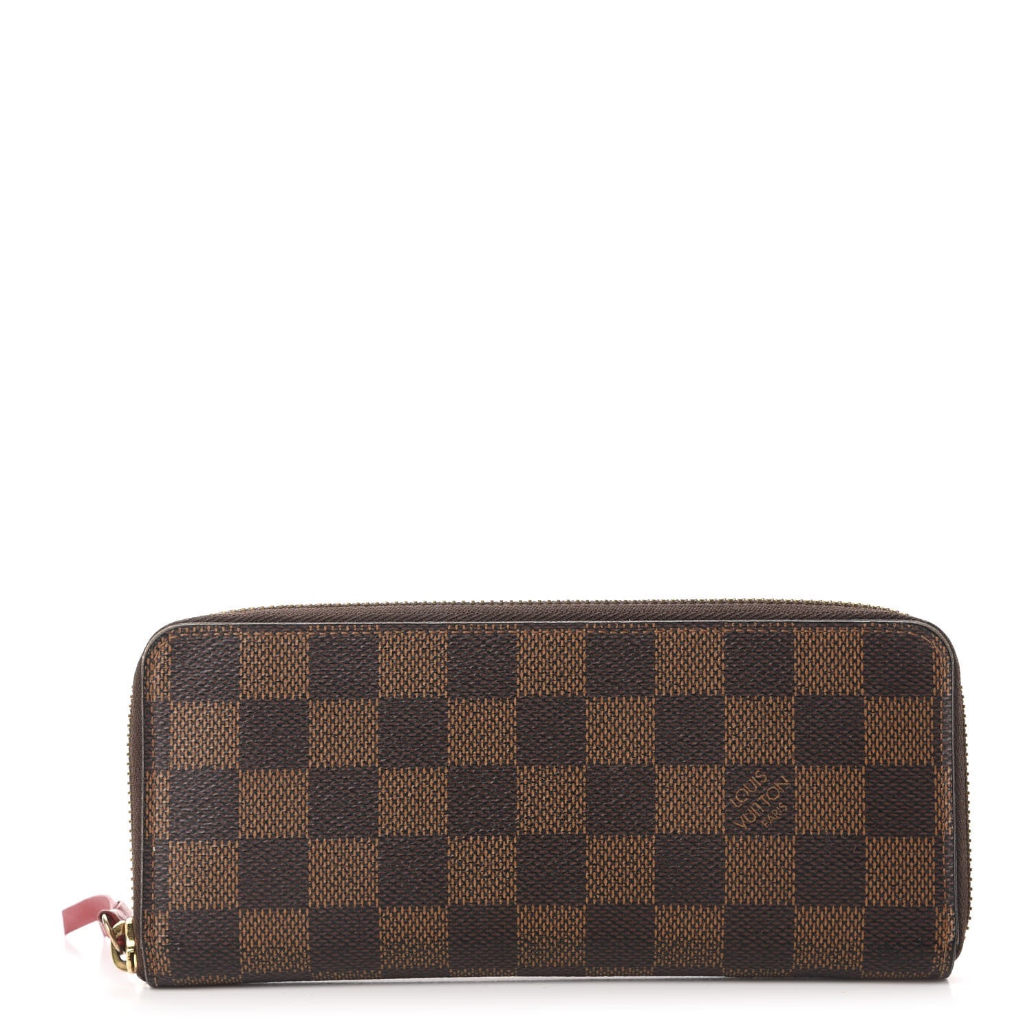 Louis Vuitton Damier Ebene Clemence Wallet Cherry 1 of 8