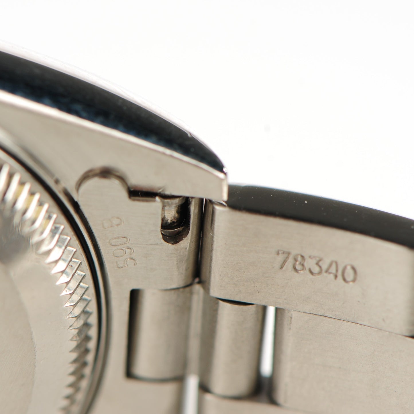 Stainless Steel 26mm Oyster Perpetual Date Watch Black 69160