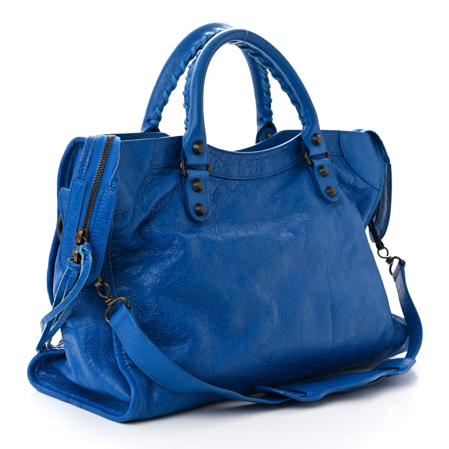 Balenciaga Agneau Classic Hardware City Bleu Lazuli 4 of 12