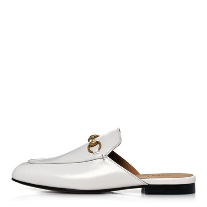 Gucci Malaga Kid Womens Princetown Slippers 37 Mystic White 1 of 9