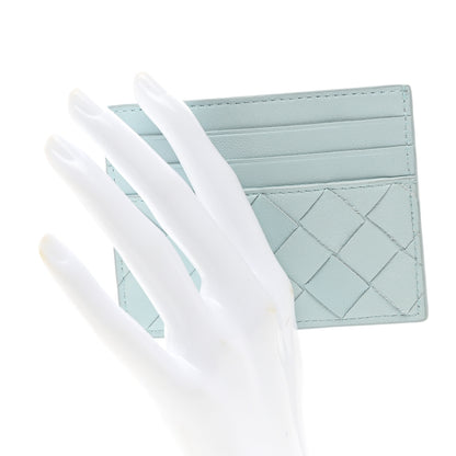 Bottega Veneta Nappa Intrecciato Card Holder Light Blue 2 of 7