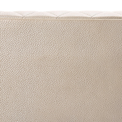 Chanel Caviar Quilted Grand Shopping Tote GST Pearl 16 of 16