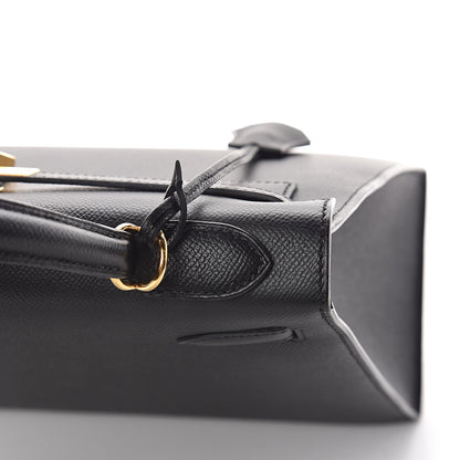 Hermes Epsom Kelly Sellier 32 Black 12 of 32