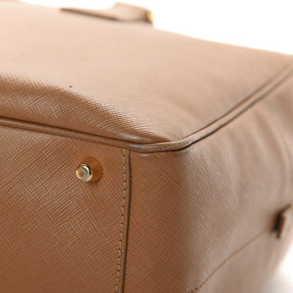 Prada Saffiano Bauletto Caramel 10 of 20