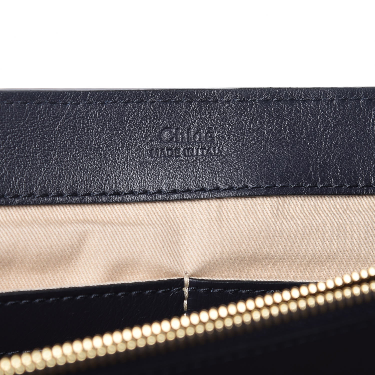 Chloe Smooth Calfskin Little Horses Embroidered Medium Faye Day Shoulder Bag Full Blue 6 of 12