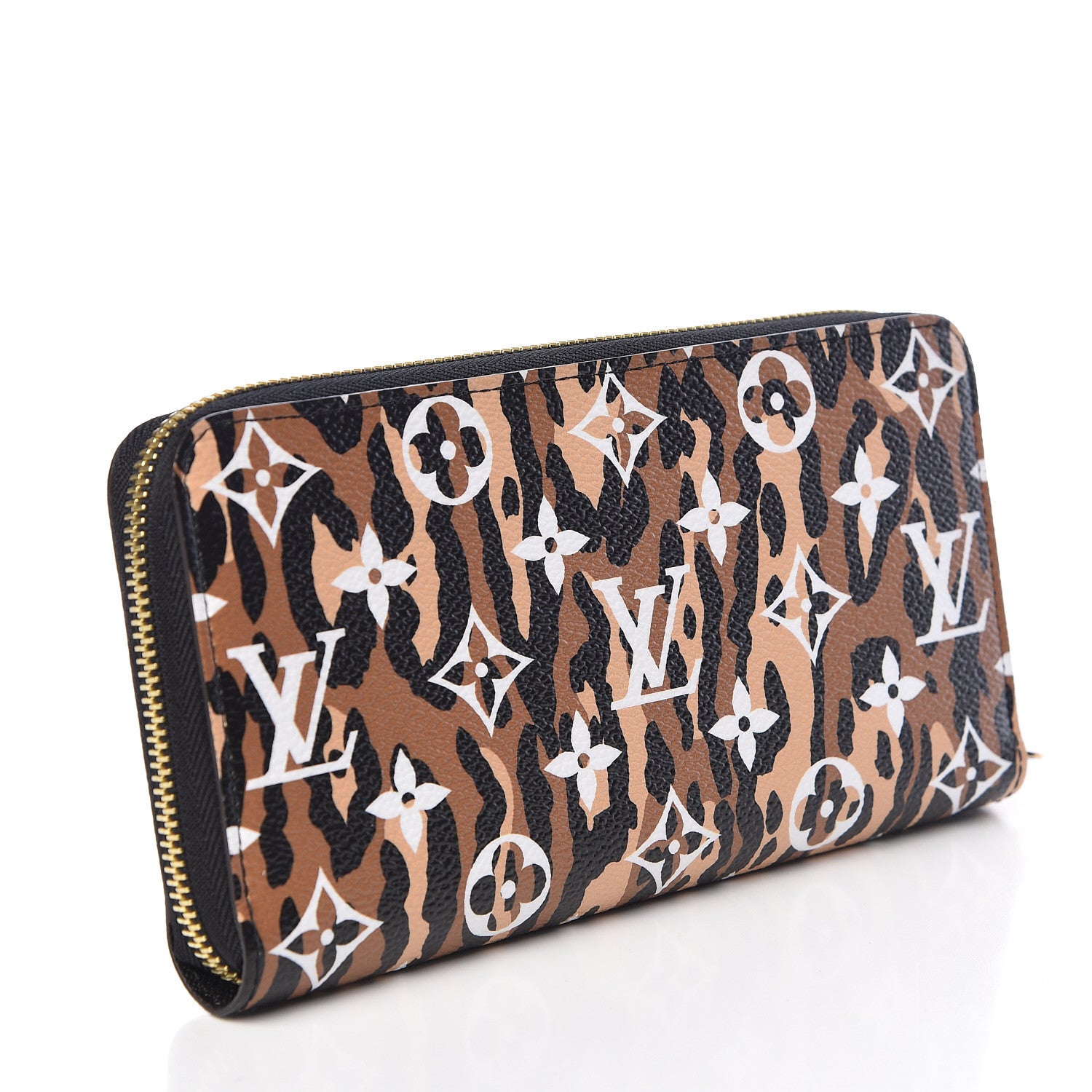 Louis Vuitton Monogram Giant Jungle Zippy Wallet Black 3 of 6