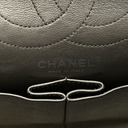 Chanel Metallic Aged Calfskin Quilted 2.55 Reissue 226 Flap Silver 6 of 10