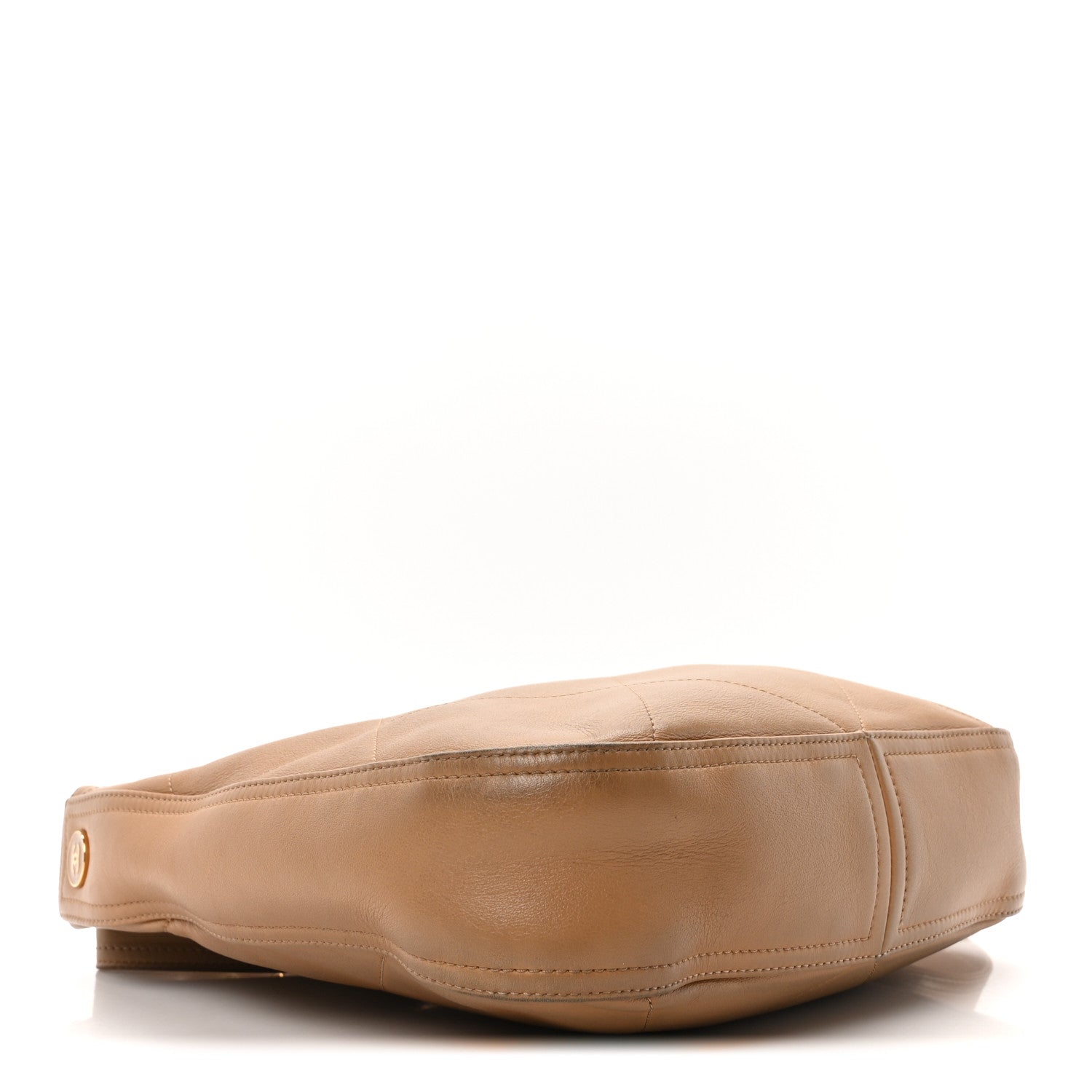 Chanel Calfskin Stitched Easy Mood Hobo Beige 4 of 10