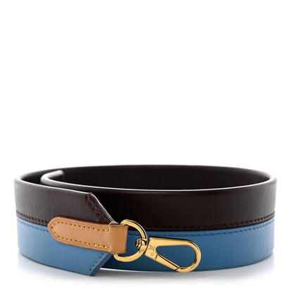 Louis Vuitton Calfskin Cluny MM Shoulder Strap Blue Glacial 1 of 6
