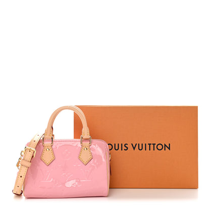 Louis Vuitton Vernis Monogram Nano Speedy Mochi Pink 18 of 19