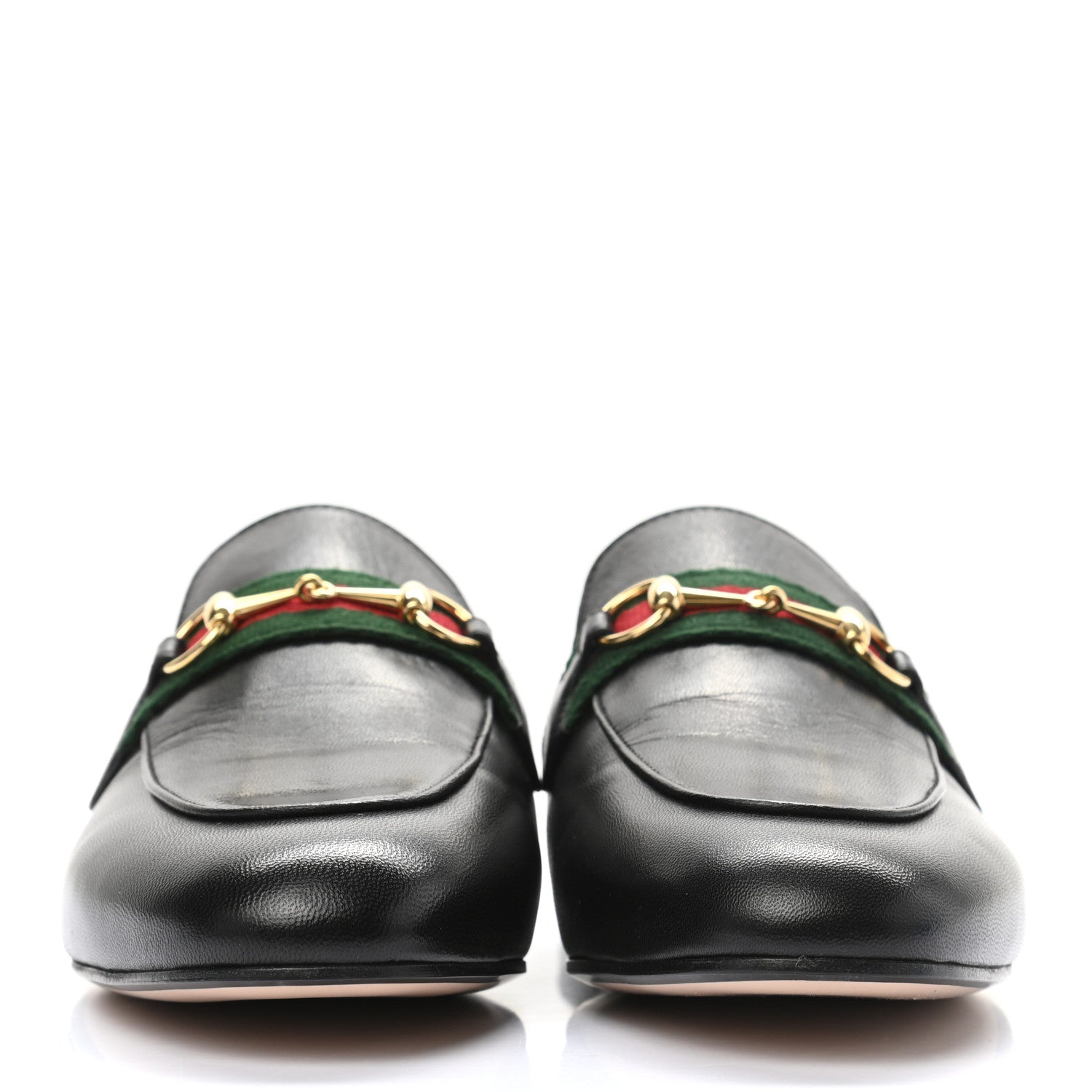 Gucci Malaga Kid Web Womens Princetown Slippers 39.5 Black 2 of 8