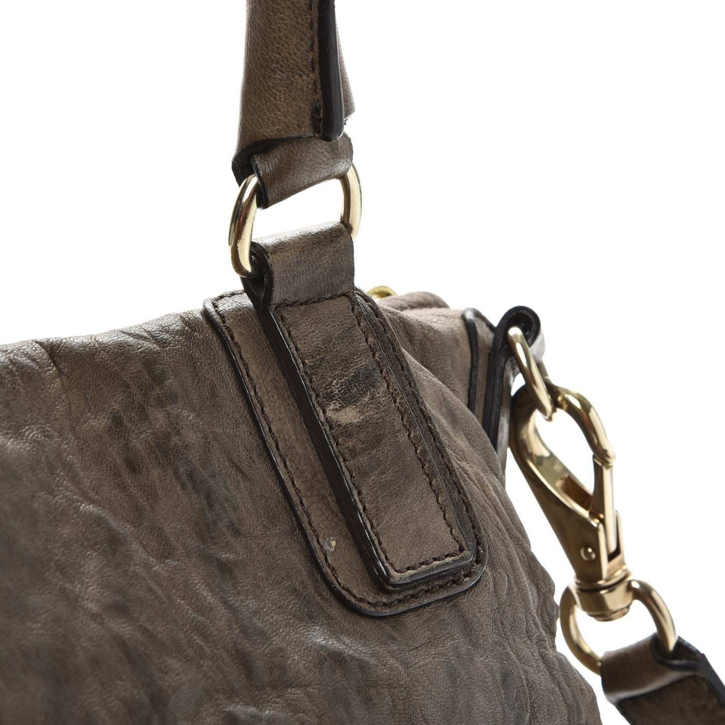 Tumbled Sheepskin Large Pandora Charcoal