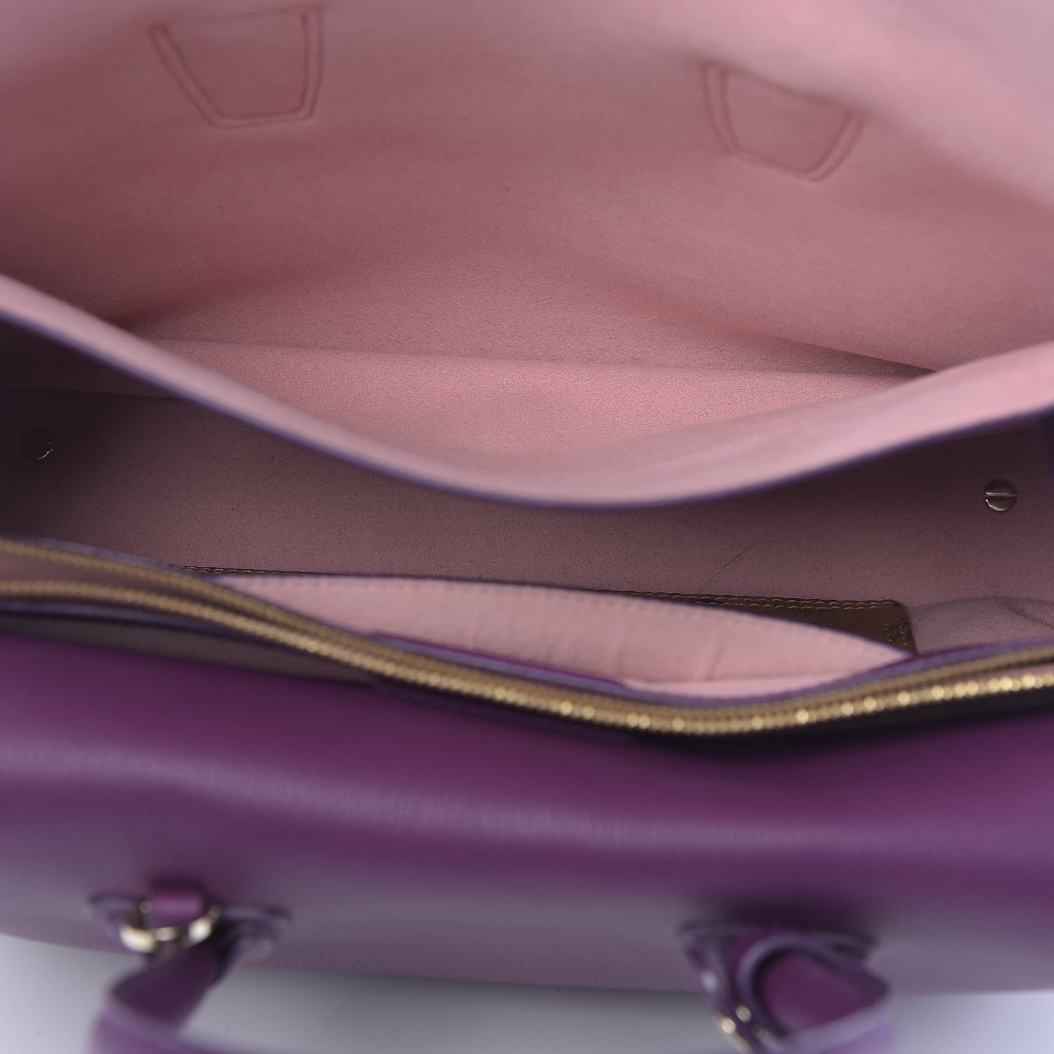 MCM Grained Calfskin Medium Milla Tote Mystic Purple 6 of 9