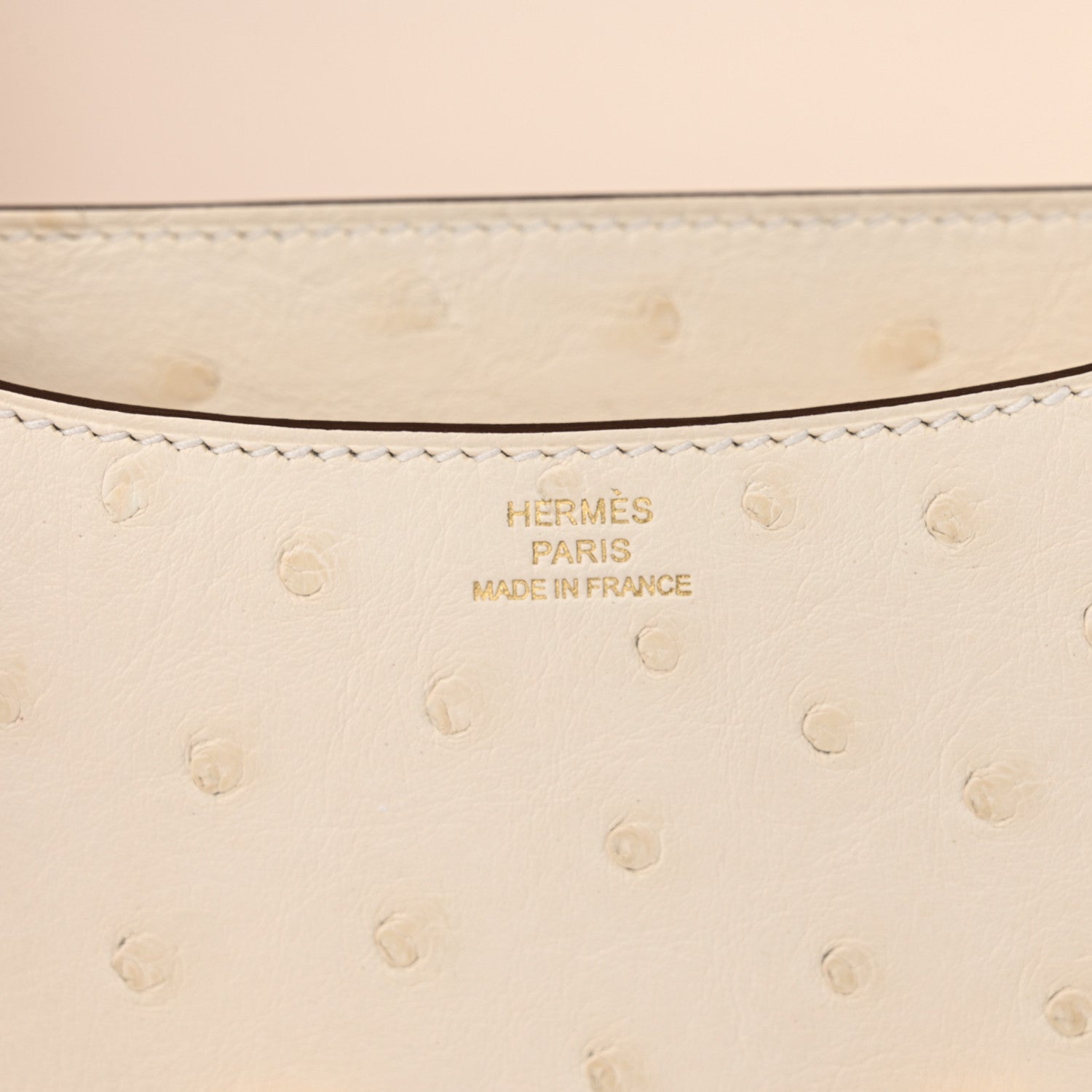 Hermes Ostrich Constance 18 Nata 6 of 11