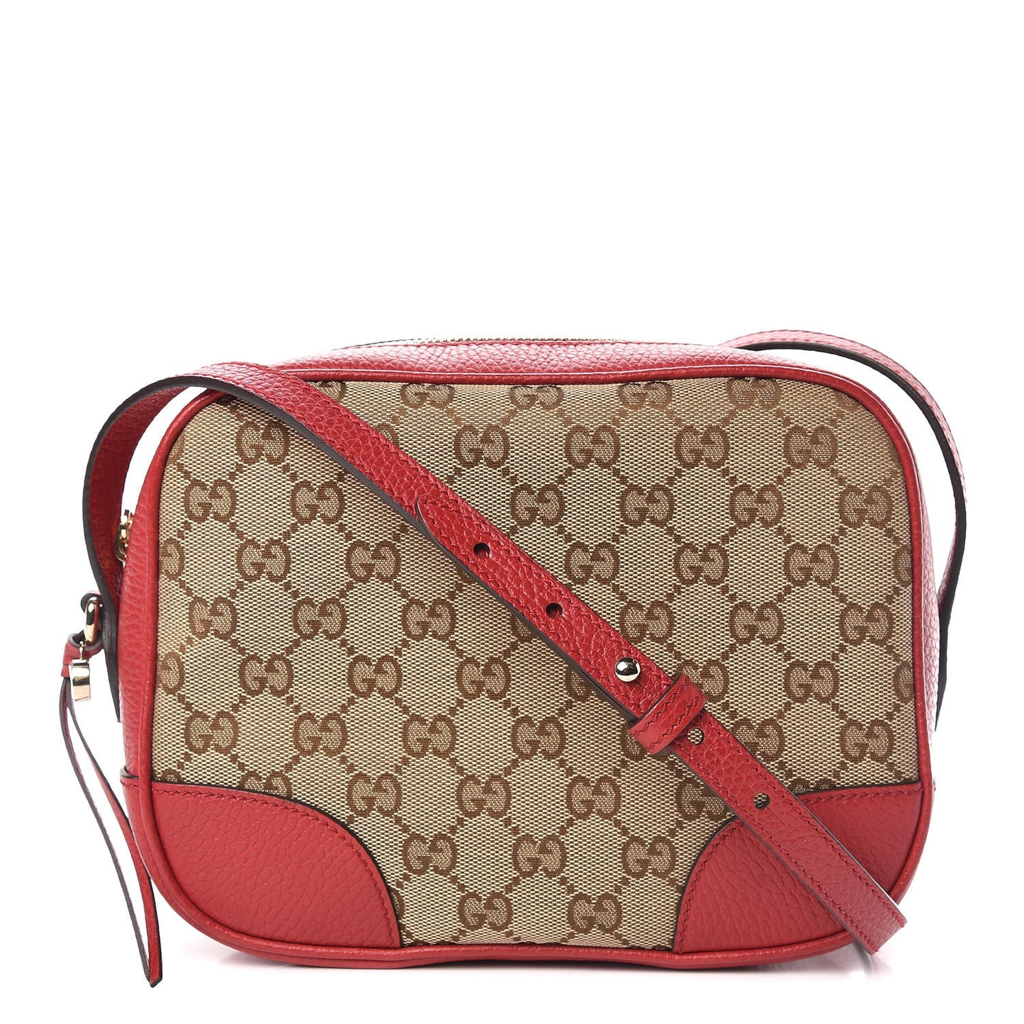 Monogram Mini Bree Messenger Bag Red