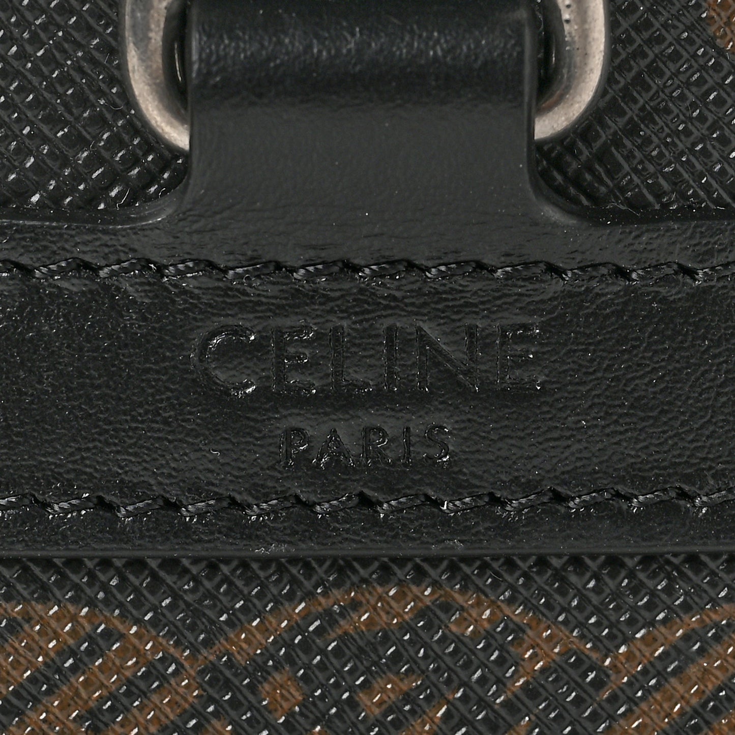 Triomphe Canvas XL Cylinder Bag Black