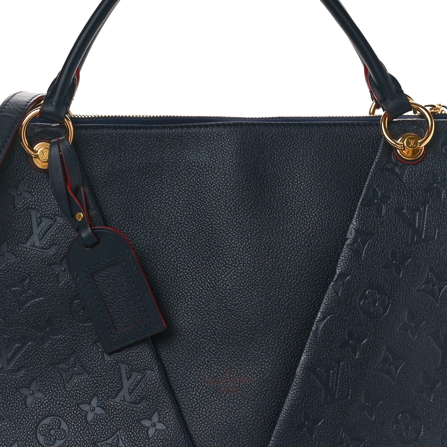 Louis Vuitton Empreinte V Tote MM Marine Rouge 7 of 9