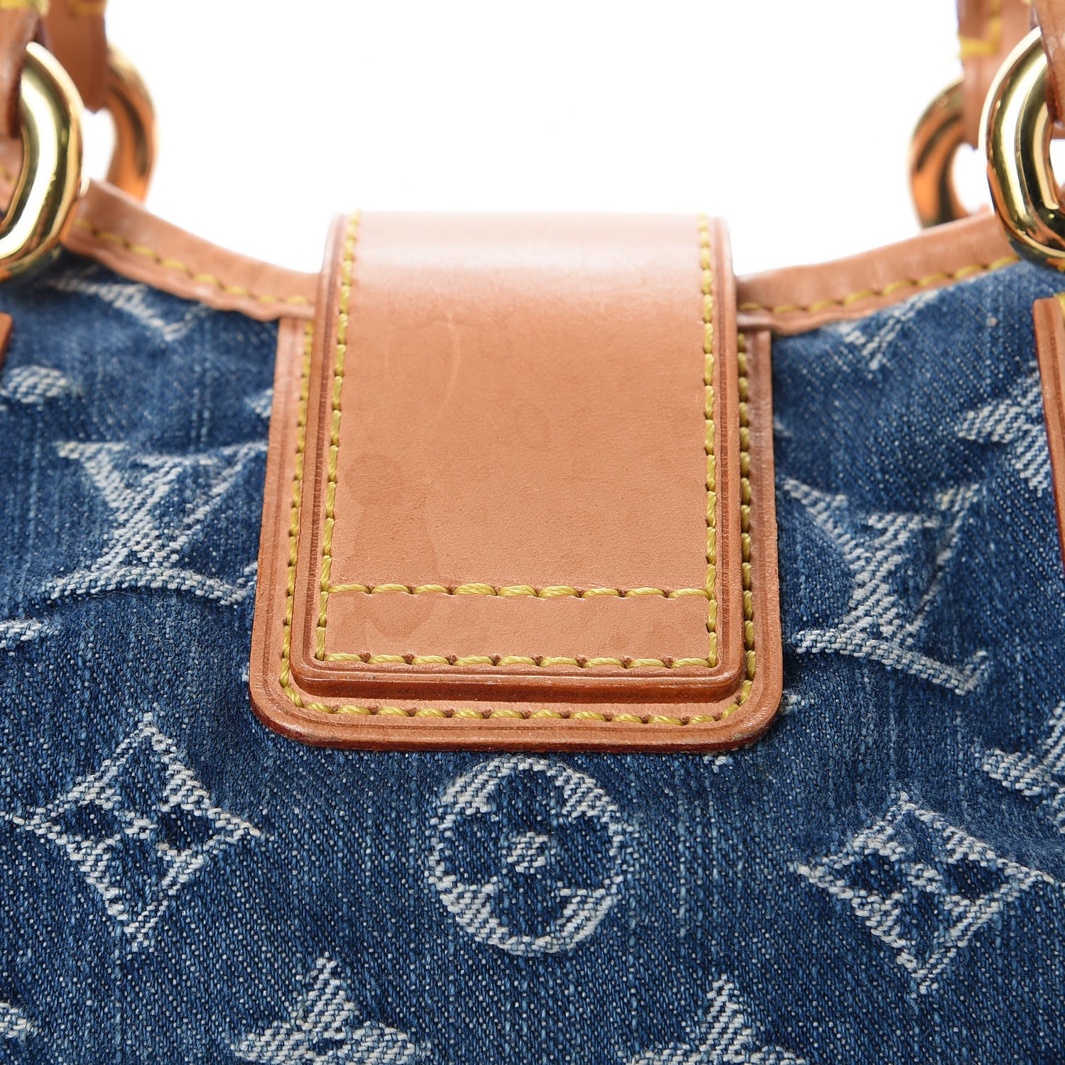 Louis Vuitton Monogram Denim Pleaty Blue 14 of 16