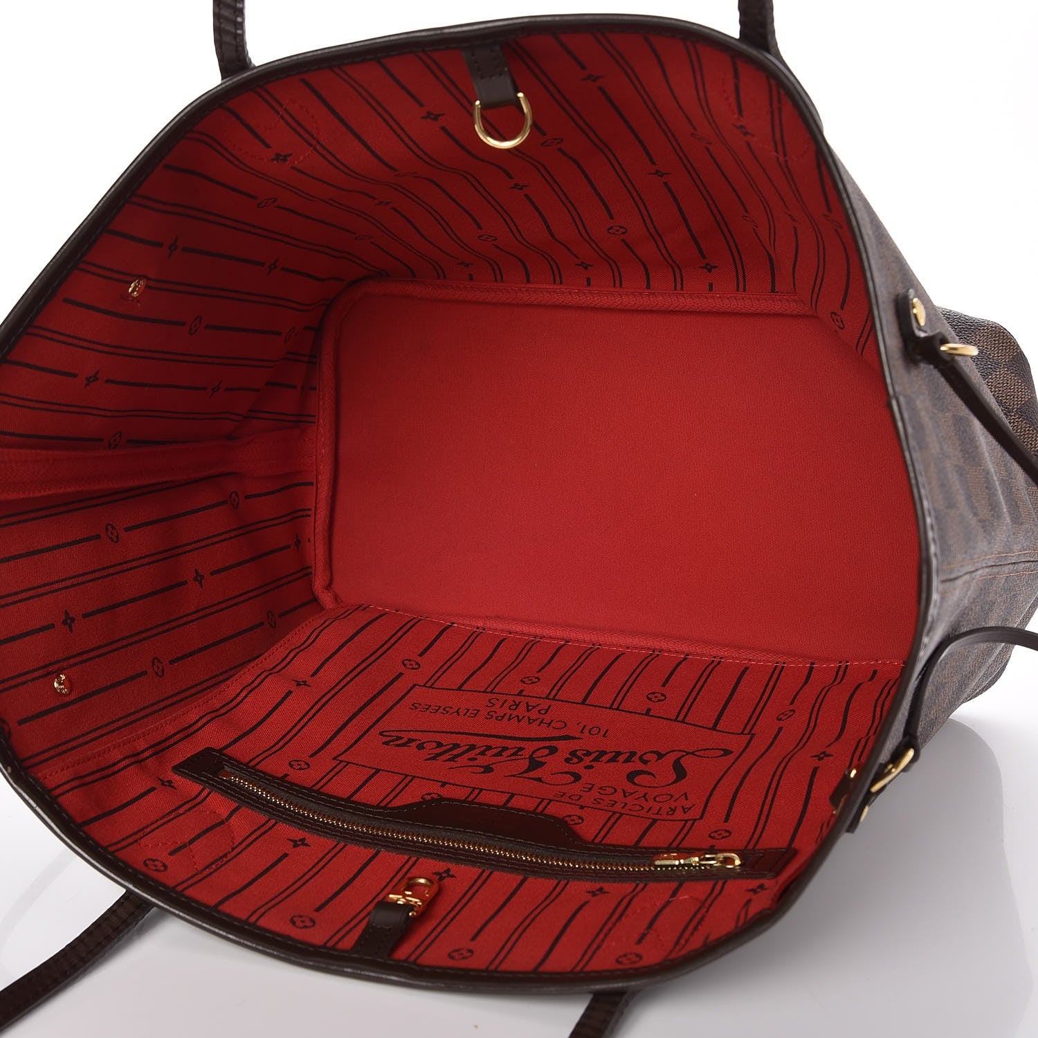 Louis Vuitton Damier Ebene Neverfull MM 5 of 7