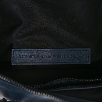 Balenciaga Used Calfskin Small Le Cagole Shoulder Bag Navy 6 of 8