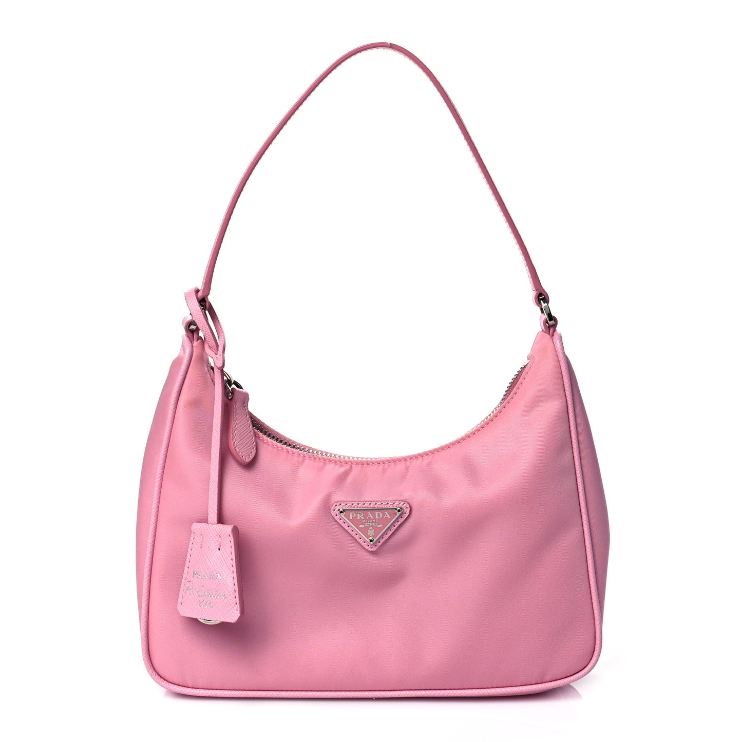 Re-Nylon Saffiano Mini Re-Edition 2005 Bag Rosa