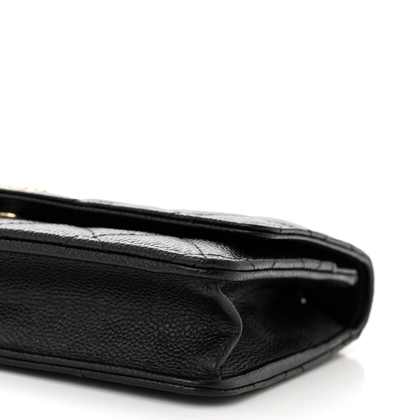 Caviar Quilted Multi Chain Wallet On Chain WOC Black