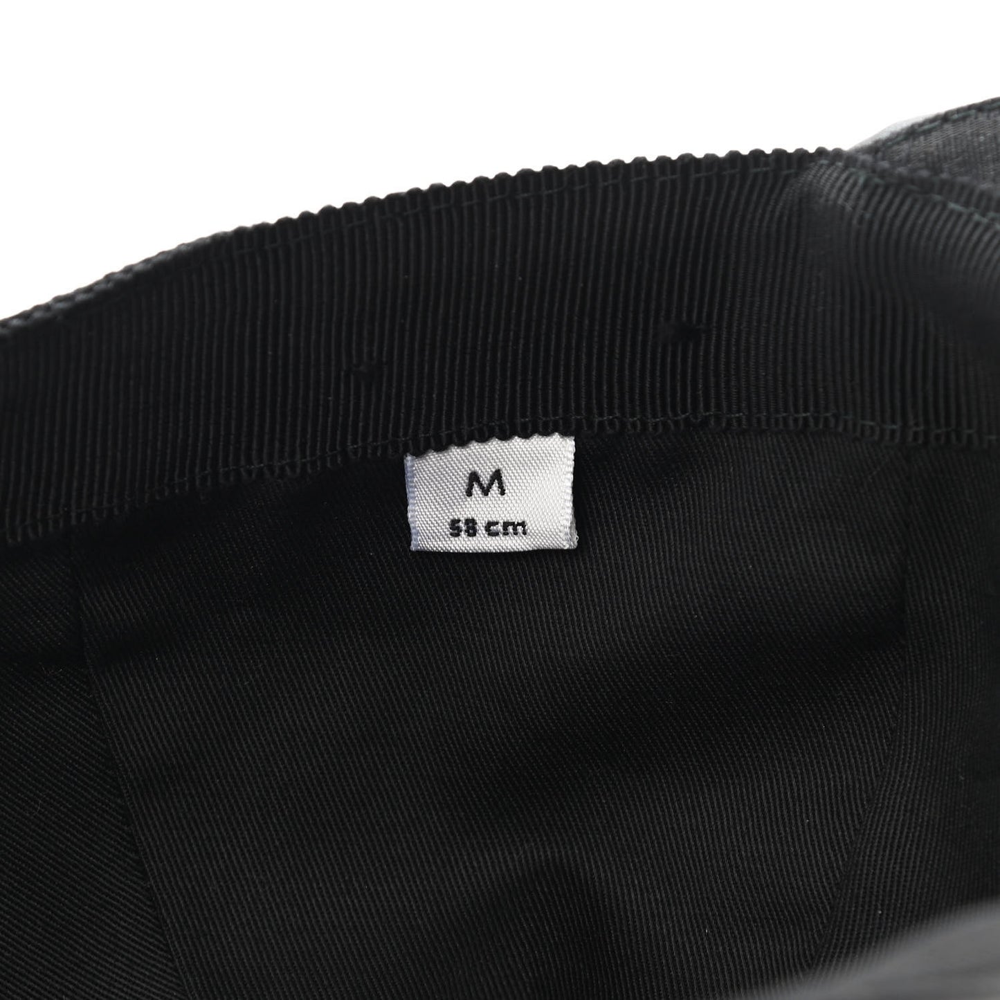 Monogram Web Baseball Hat M Black