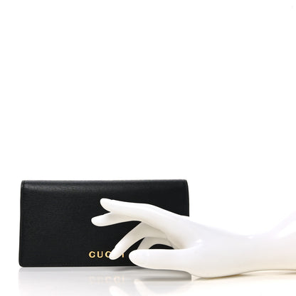 Gucci New Shanghai Calfskin Continental Wallet Black 2 of 7