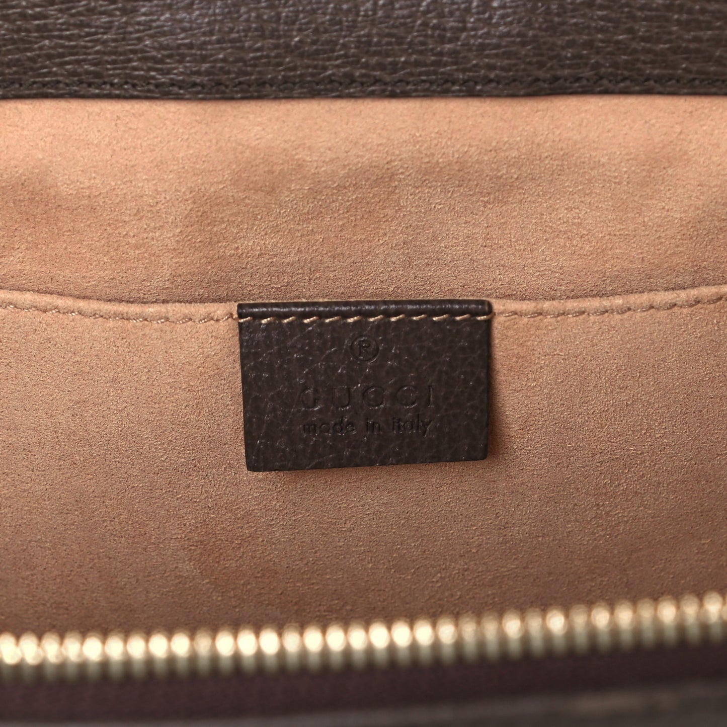 GG Supreme Monogram Small Ophidia Tote Bag Brown