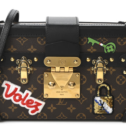 Louis Vuitton Monogram Patches Petite Malle Black 7 of 9