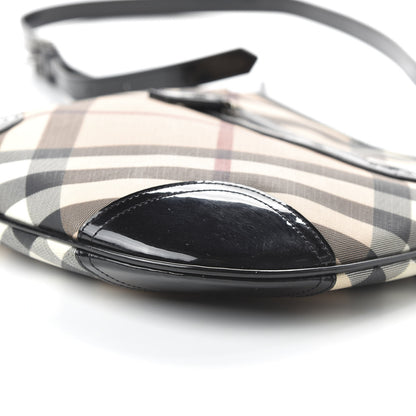 Burberry Supernova Check Small Dryden Crossbody Bag Black 7 of 9