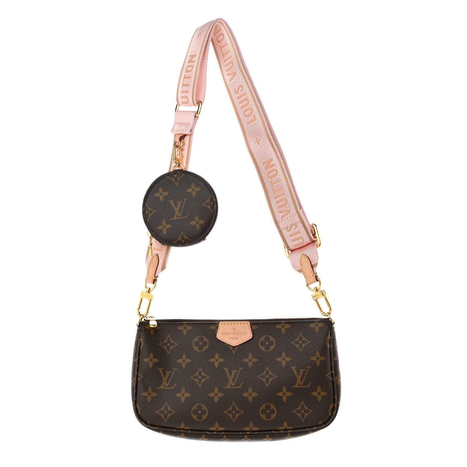 Louis Vuitton Monogram Multi Pochette Accessories Large Pochette Rose Clair 1 of 12