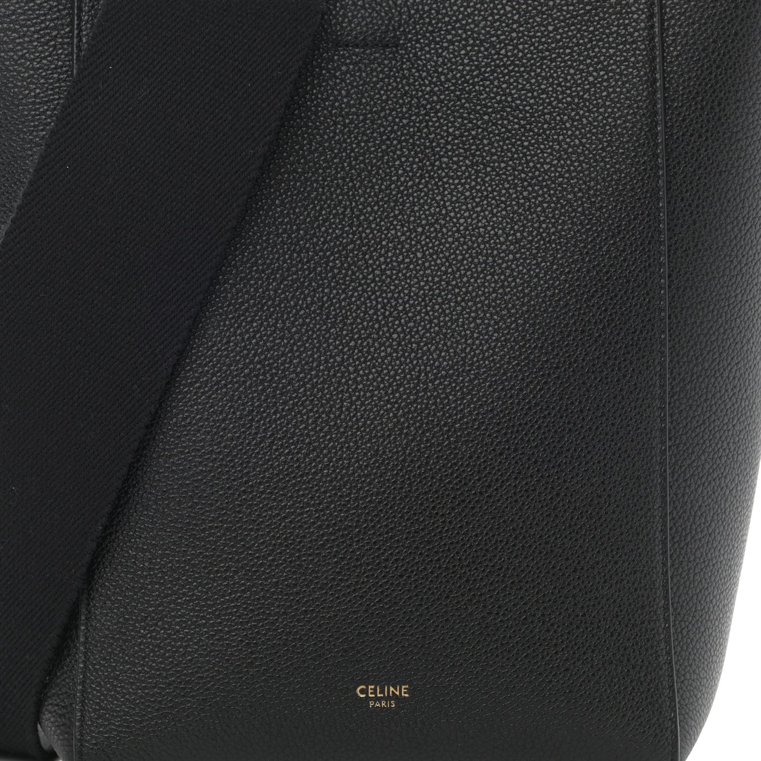 Celine Soft Grained Calfskin Small Sangle Bucket Bag Black 8 of 11