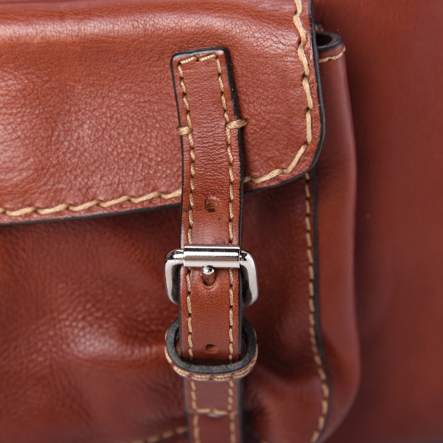 Chloe Calfskin Edith Satchel Ecureil Brown 11 of 11
