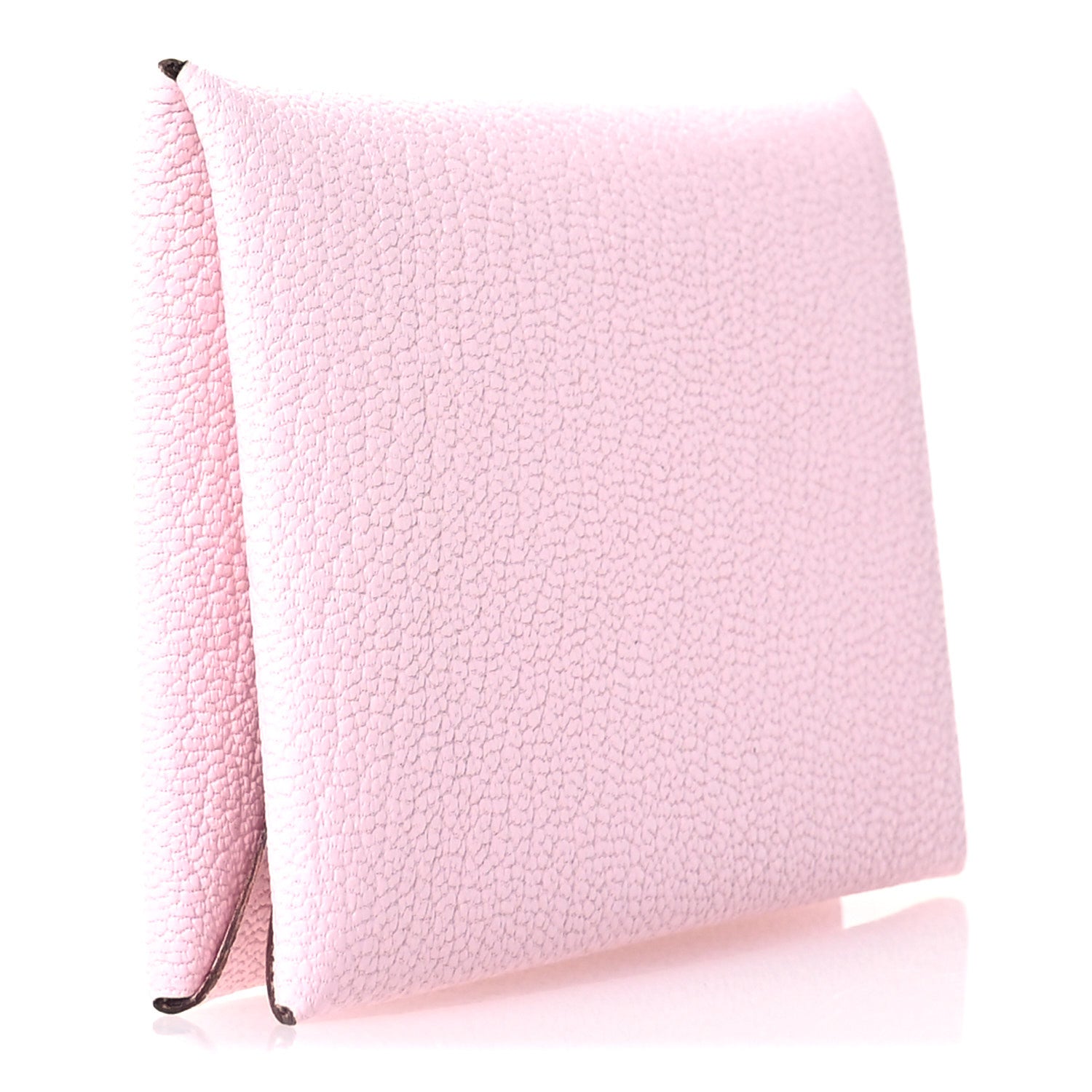 Hermes Chevre Mysore Calvi Card Case Rose Darling 3 of 7