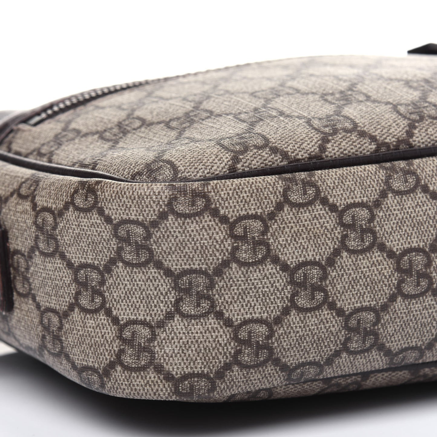 GG Plus Monogram Shoulder Bag Dark Brown