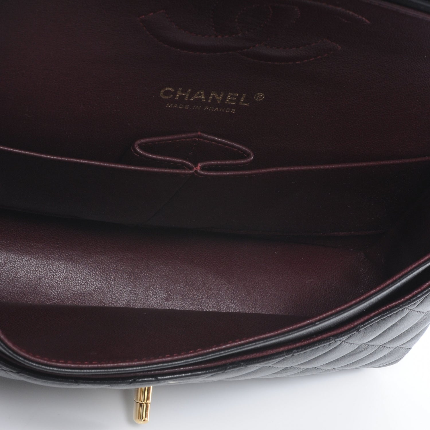 Chanel Lambskin Medium Double Flap Black 6 of 7