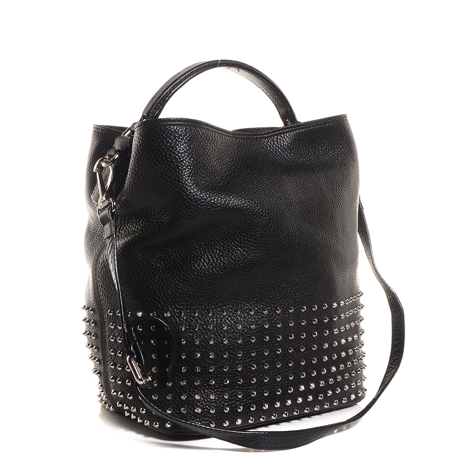 Burberry Leather Brit Studded Medium Susanna Hobo Black 3 of 11