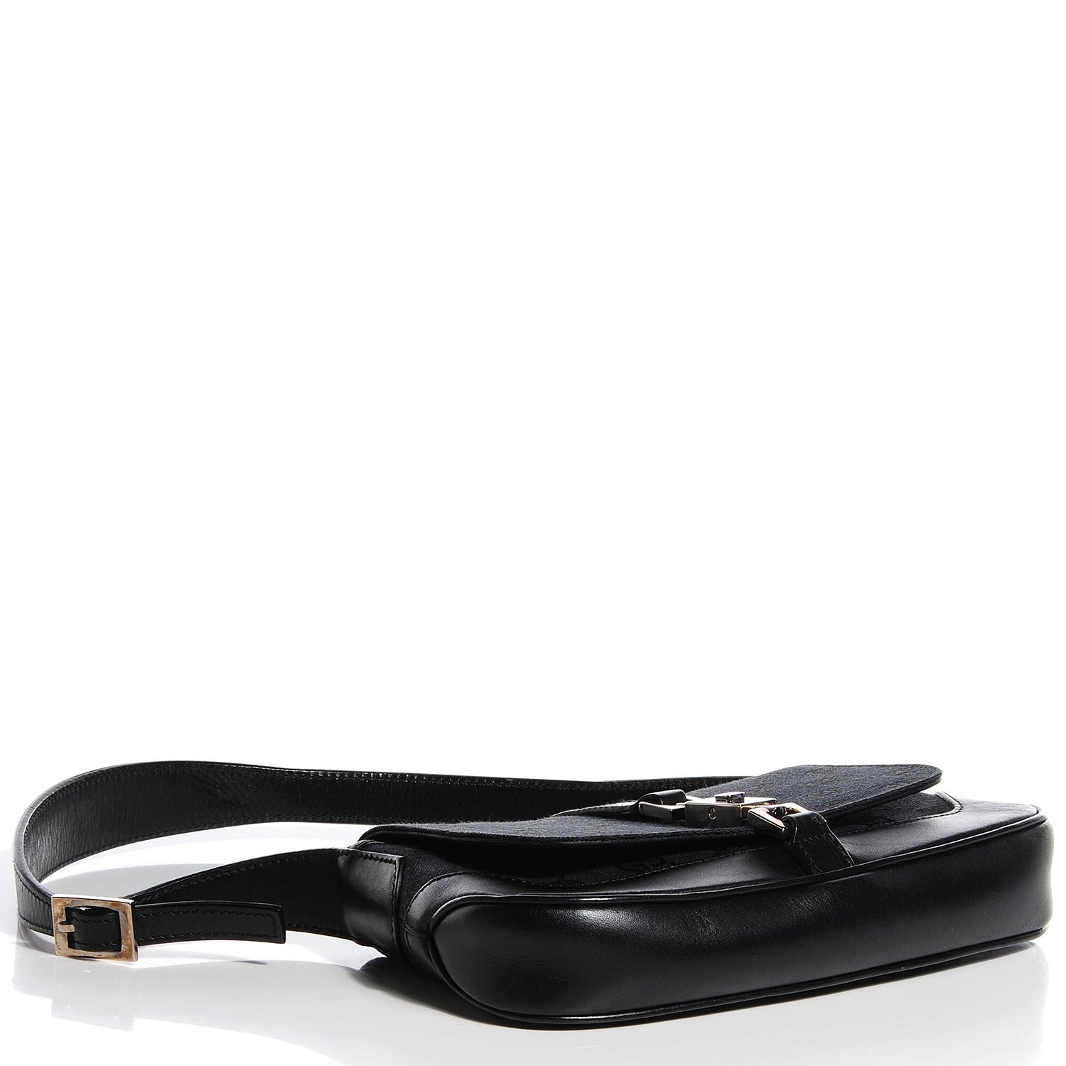 Gucci Monogram Mini Jackie O Hobo Black 4 of 7